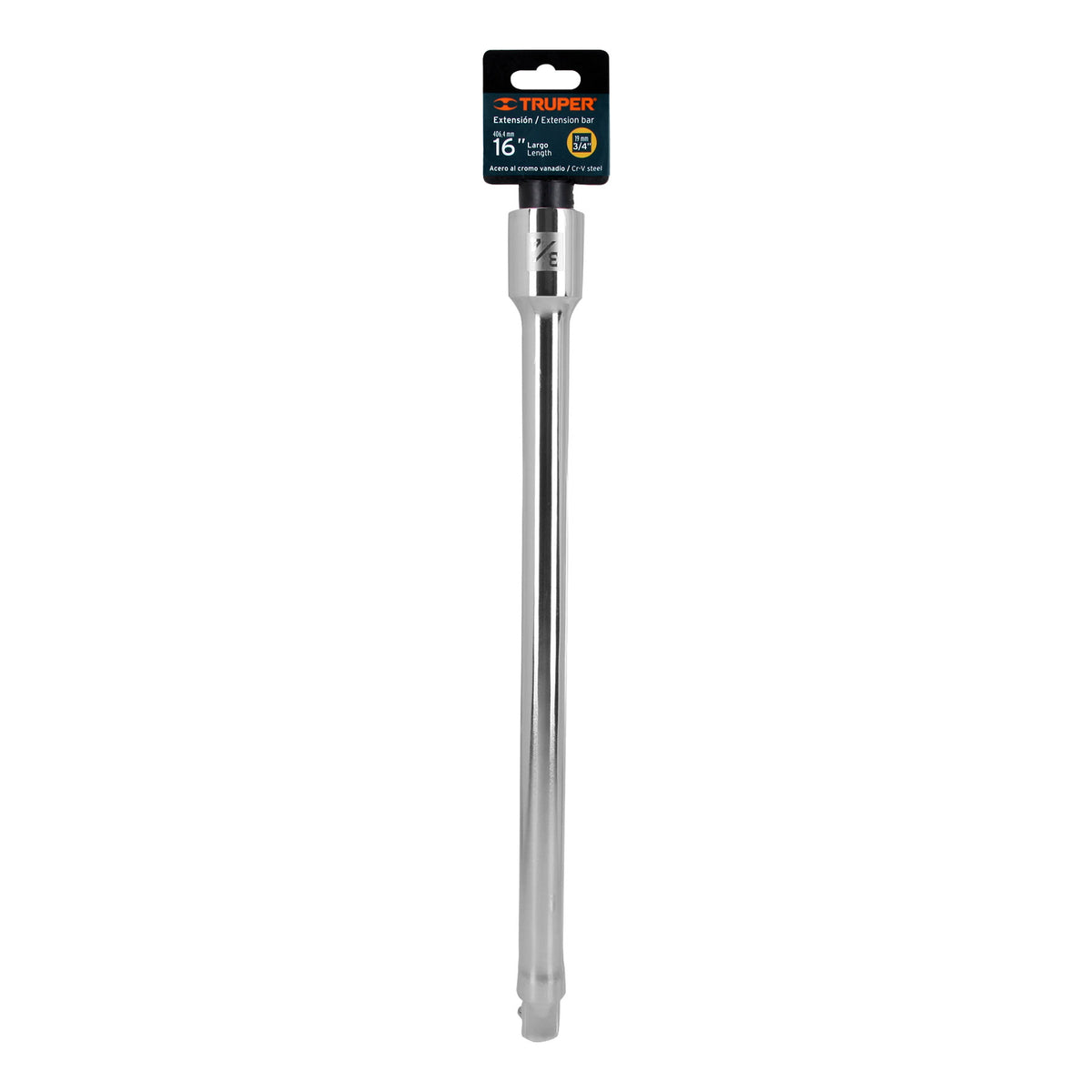 Extensión para matraca cuadro 3/4' largo 16' TRUPER — foto oficial 2