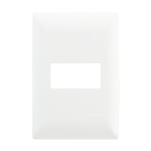 PLACA 1 VENTANA POLICARBONATO ALPHA BLANCO