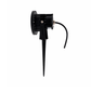 LUMINARIA LED JARDIN ESTACA NEGRO SOBREPONER 10W BLANCO FRIO ADE-305