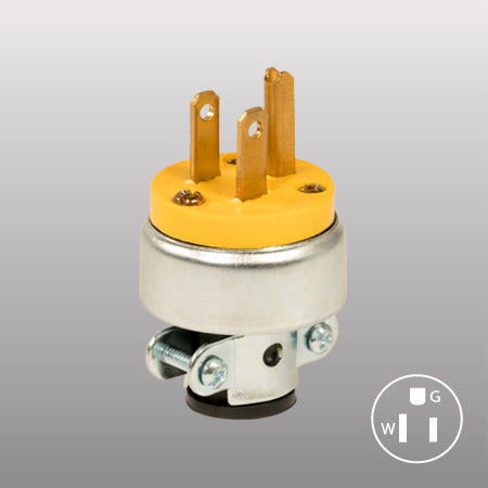 CLAVIJA BLINDADA CON TIERRA 2P 15A EC-2867 SUPPLIER