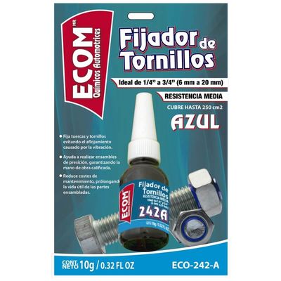FIJADOR DE TORNILLOS MED RESIST 10GR AZUL