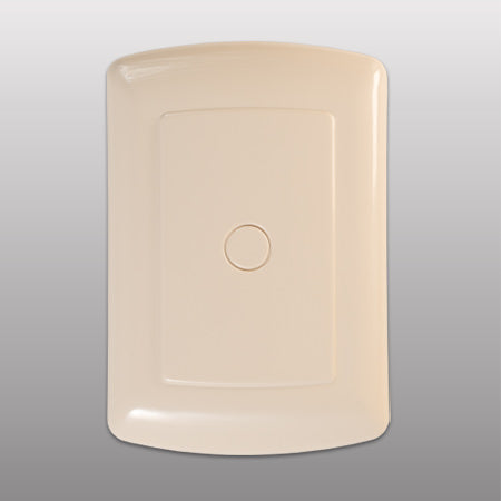 PLACA CIEGA BLANCA MARFIL
