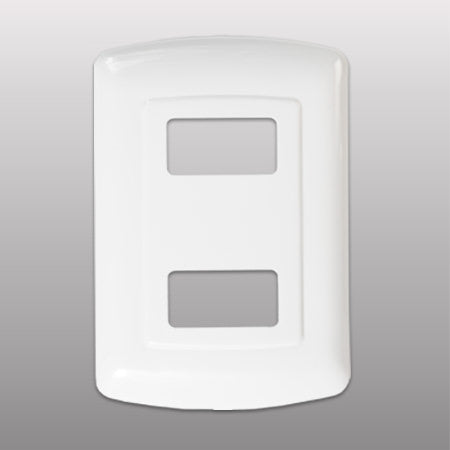 PLACA DOS VENTANAS BLANCO