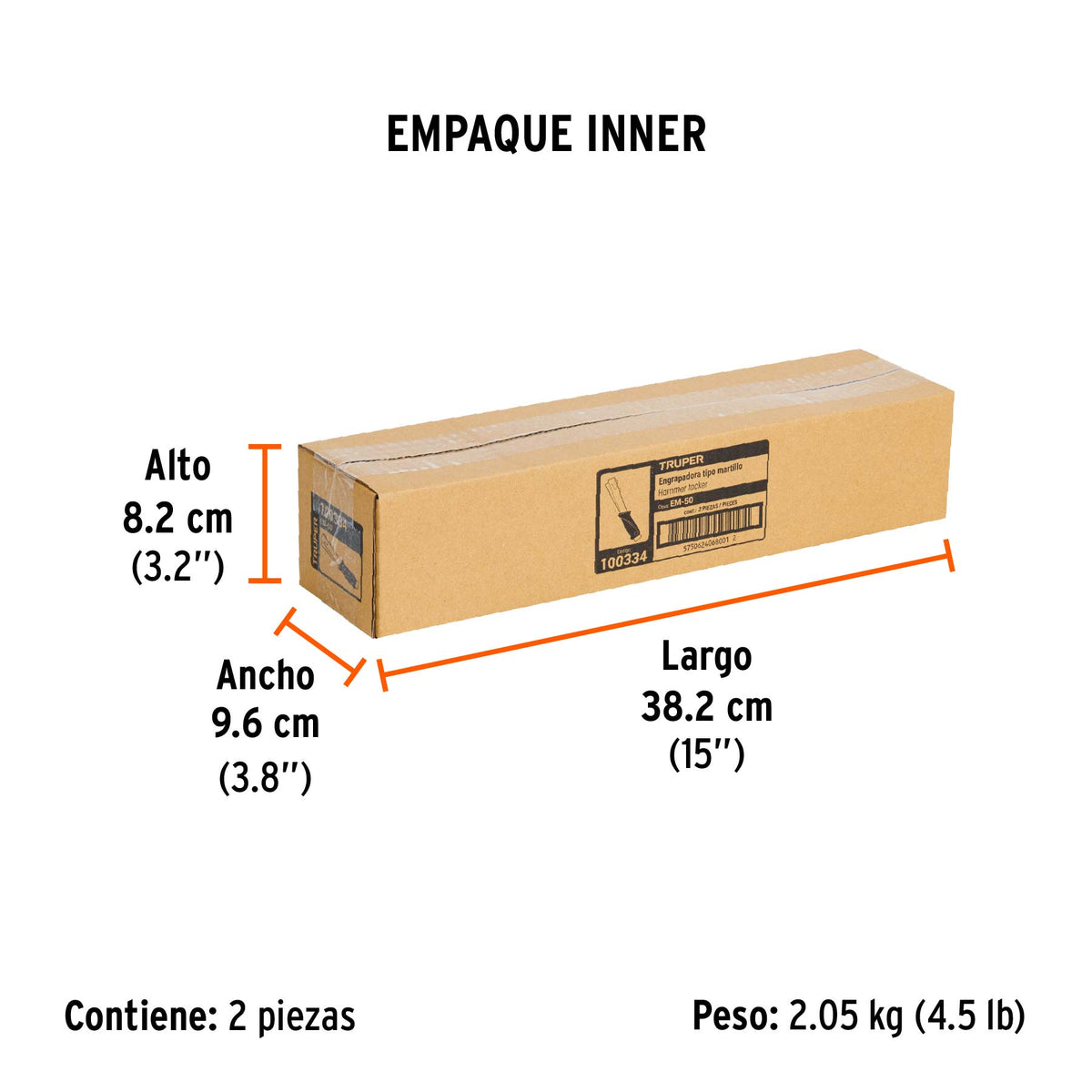 Engrapadora tipo martillo, uso rudo, TRUPER, Truper, SKU 100334 — vista 6