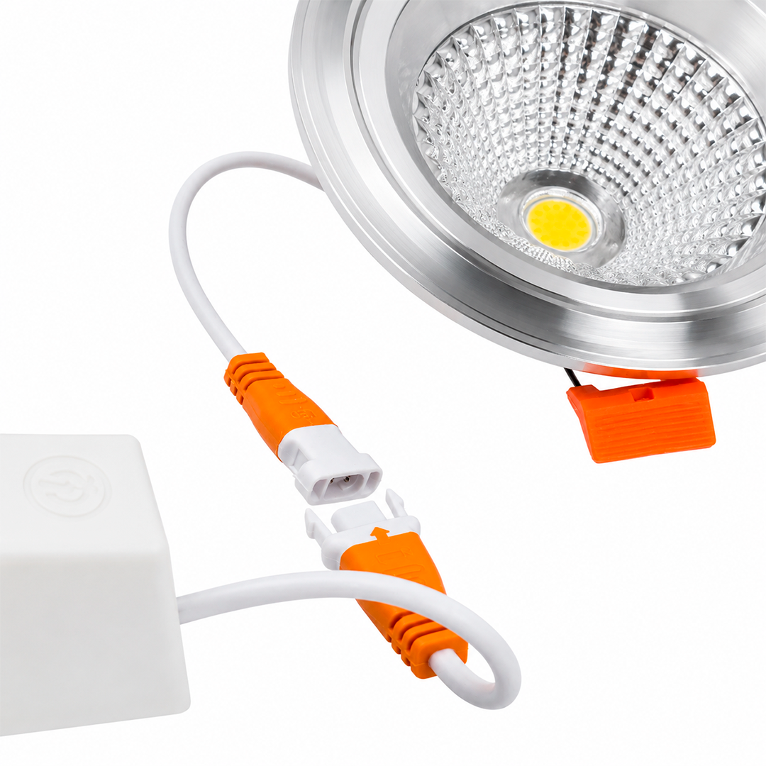 SPOT EMPOTRADO LED 9W 65K LUZ FRÍA MUNDO LÚCIDO CW9/BF