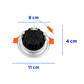 SPOT EMPOTRADO LED 9W 65K LUZ FRÍA MUNDO LÚCIDO CW9/BF
