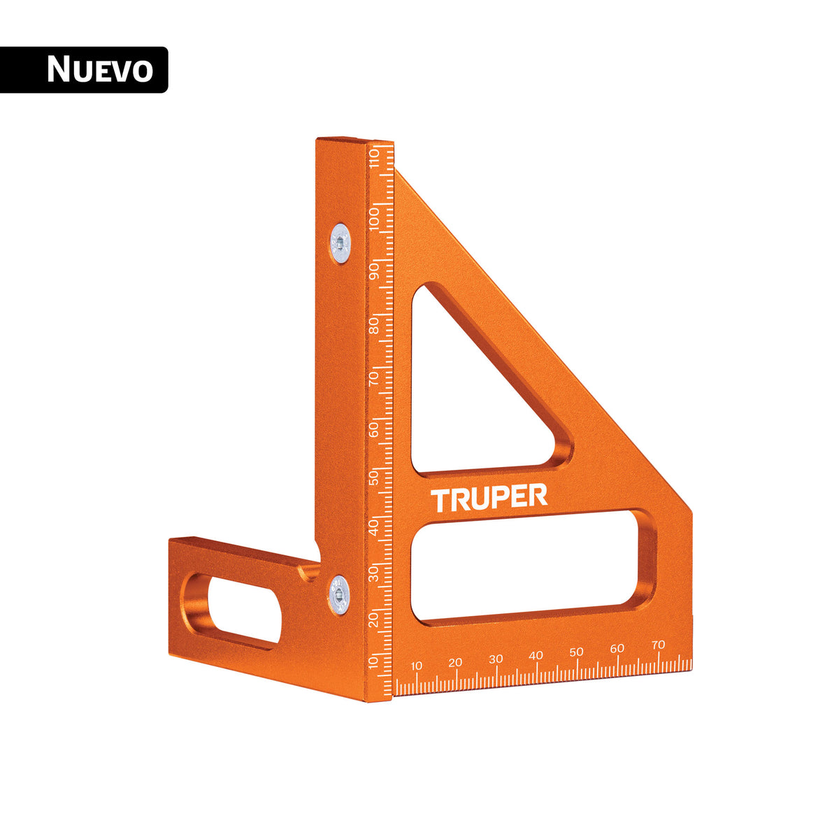 Escuadra multiángulos 4' de aluminio para carpintero, TRUPER — foto oficial 1