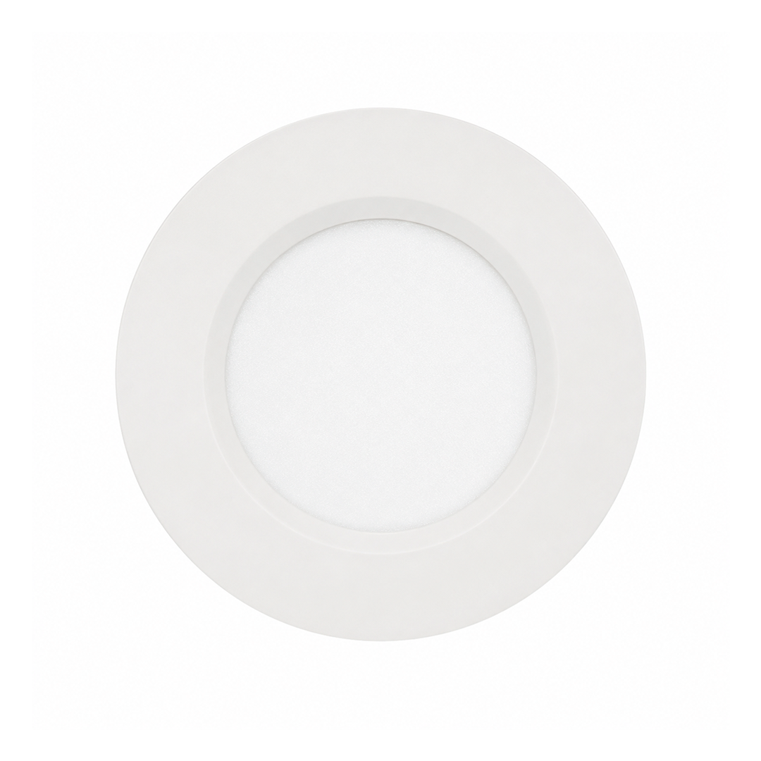 PANEL LED EMPOTRABLE REDONDO SLIM LUZ CÁLIDO 12W 100-240V 550LM 35K