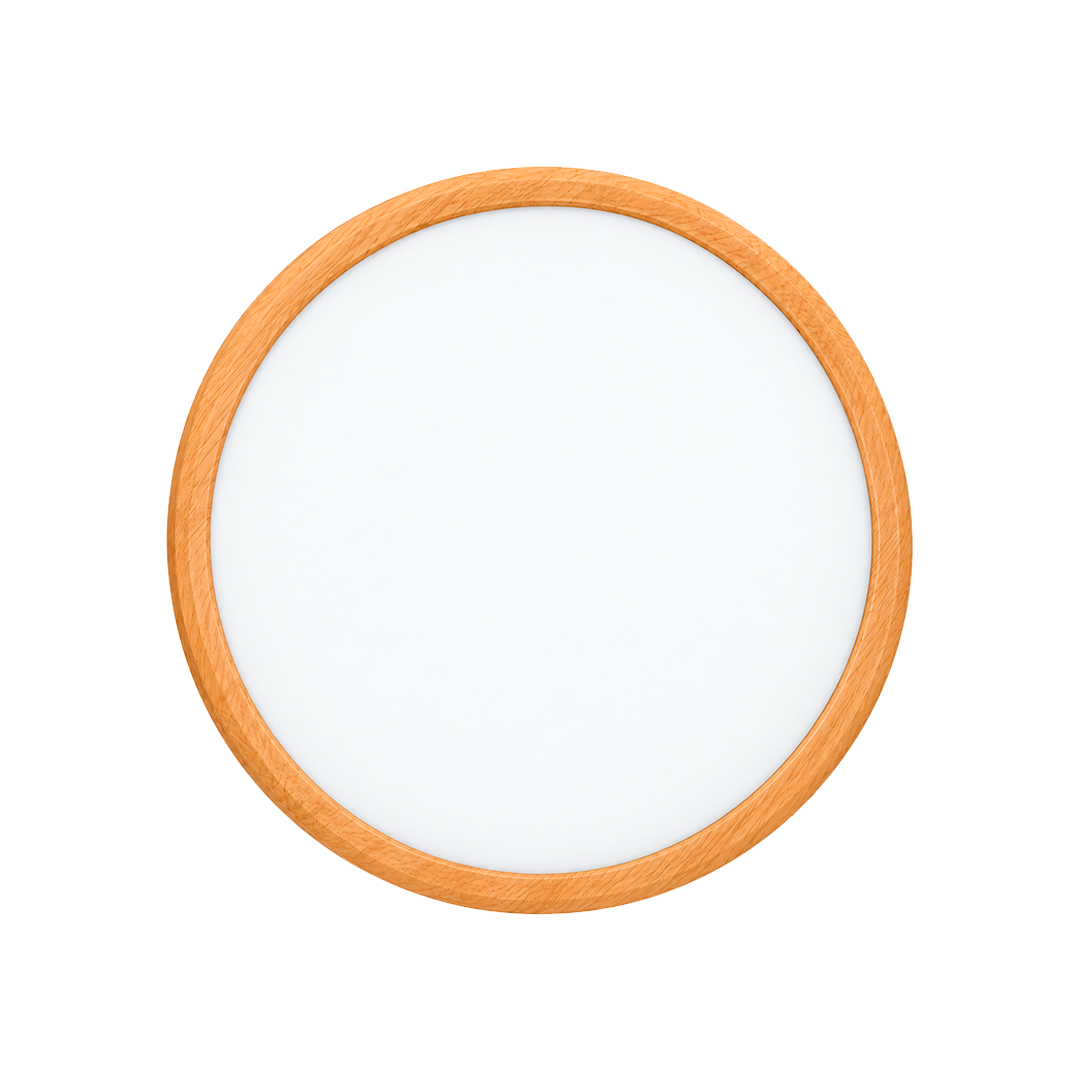 PANEL LED SOBREPONER Y EMPOTRADO AJUSTABLE MADERA 18W CCT TRIPLE TEMPERATURA LUMMI EMSMD18/MO