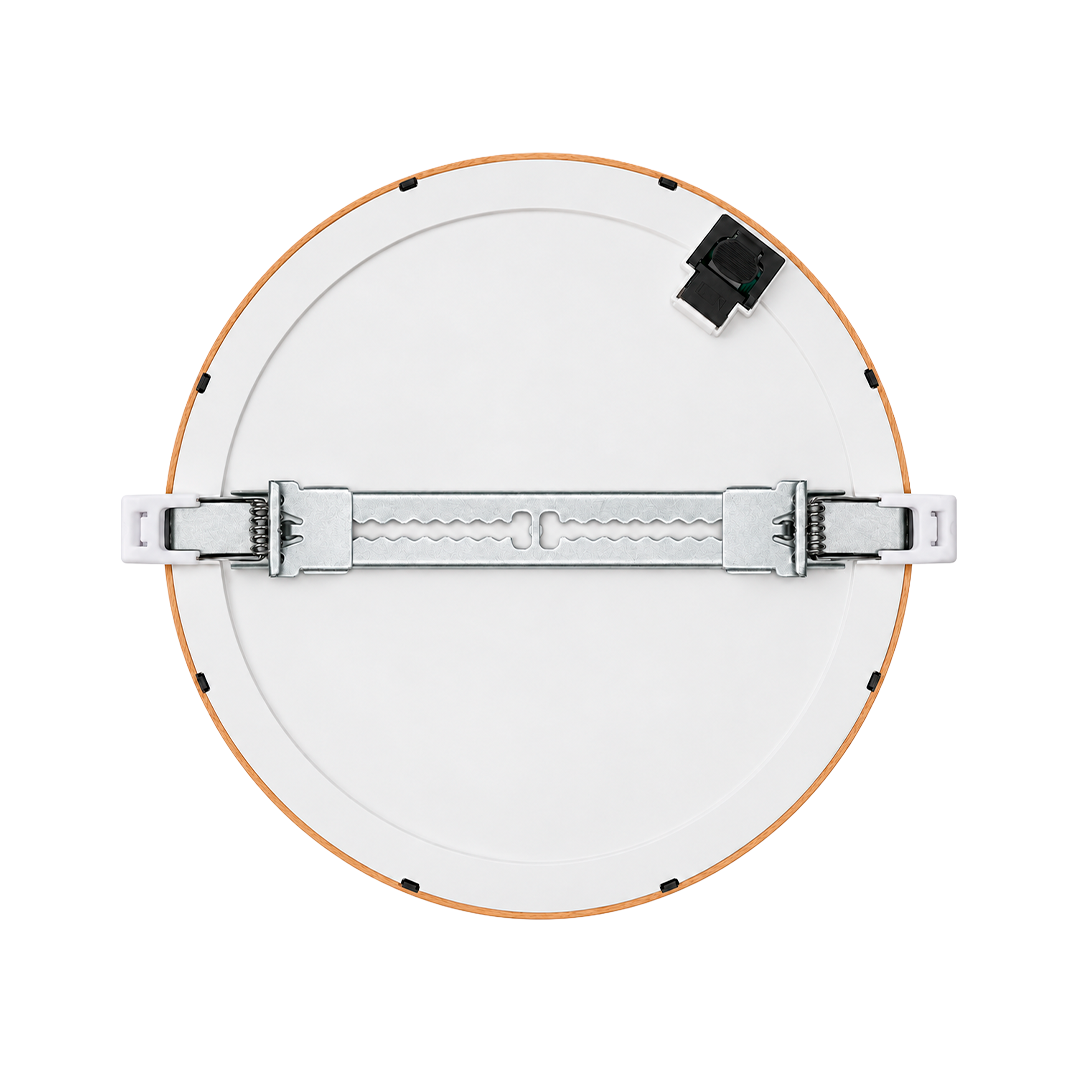 PANEL LED SOBREPONER Y EMPOTRADO AJUSTABLE MADERA 18W CCT TRIPLE TEMPERATURA LUMMI EMSMD18/MO