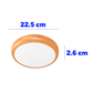 PANEL LED SOBREPONER Y EMPOTRADO AJUSTABLE MADERA 18W CCT TRIPLE TEMPERATURA LUMMI EMSMD18/MO