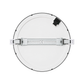 PANEL SOBREPONER Y EMPOTRADO AJUSTABLE LED 18W NEGRO CCT TRIPLE TEMPERATURA LUMMI EMSMD18/NE