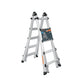 Multiescalera telescópica, 4.5 m, capacidad de carga 150 kg, Truper, SKU 101884