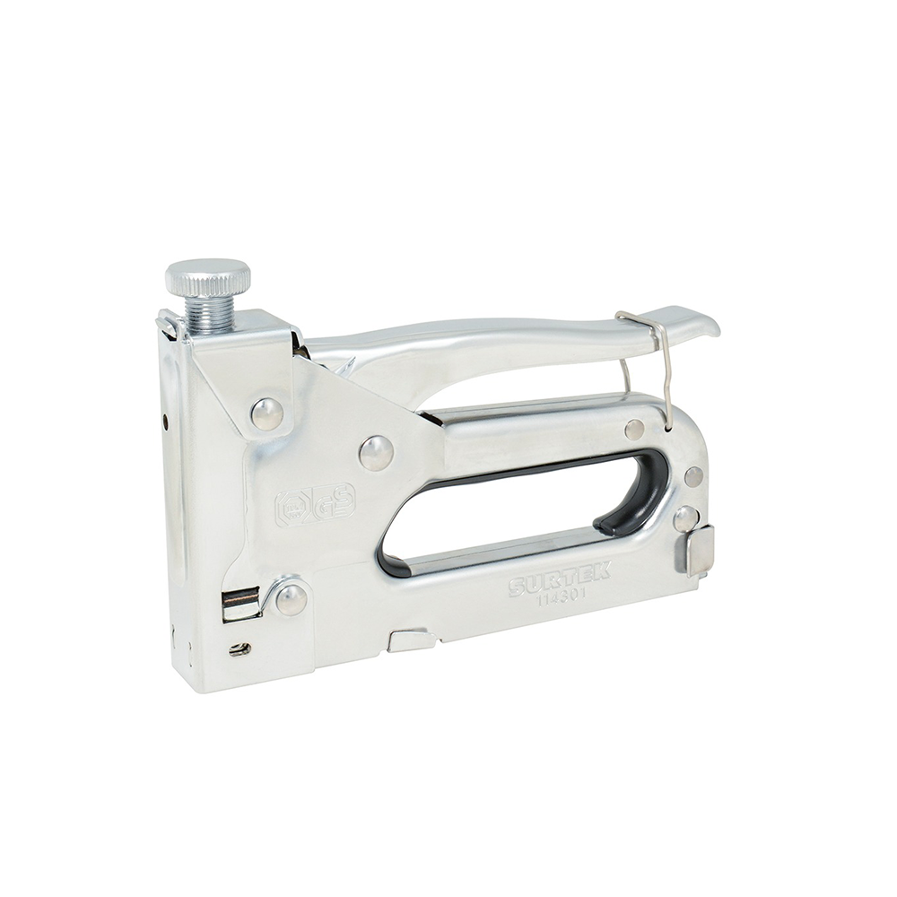 PISTOLA ENGRAPADORA MANUAL METÁLICA PRESIÓN SURTEK 114301