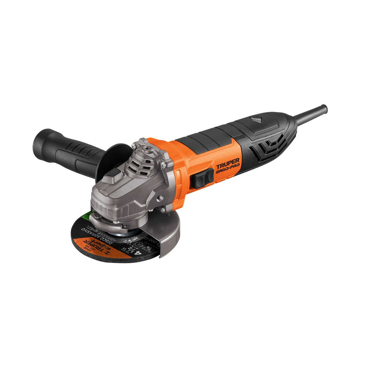Esmeriladora angular 4-1/2', 1100W, TRUPER ERGO PRO — foto oficial 1