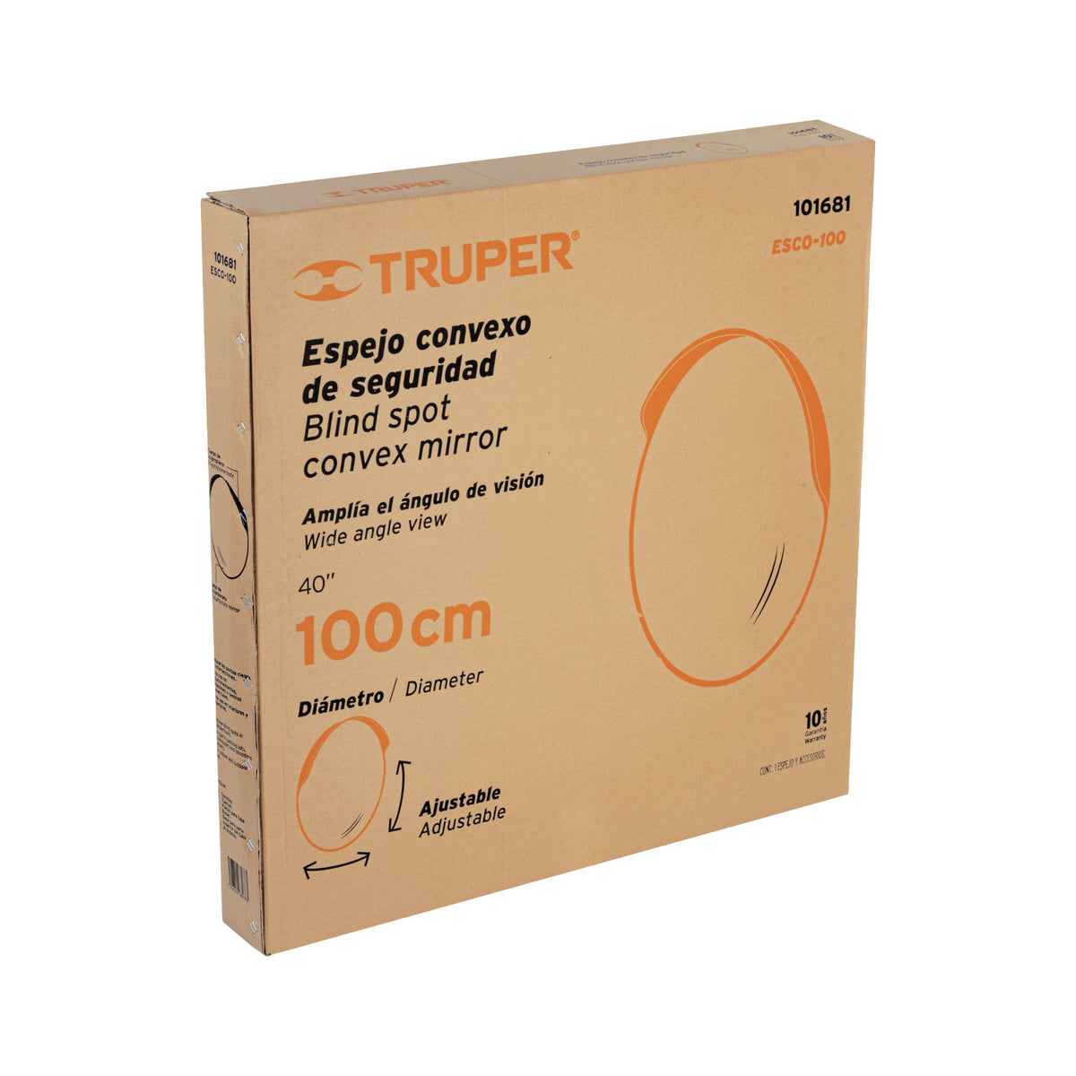 Espejo convexo de 100 cm, TRUPER — foto oficial 2