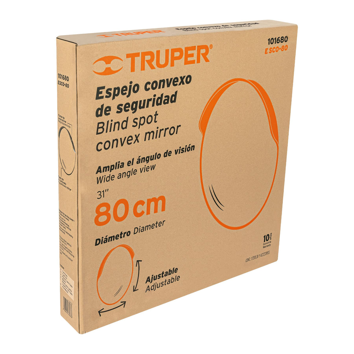 Espejo convexo de 80 cm, TRUPER — foto oficial 2