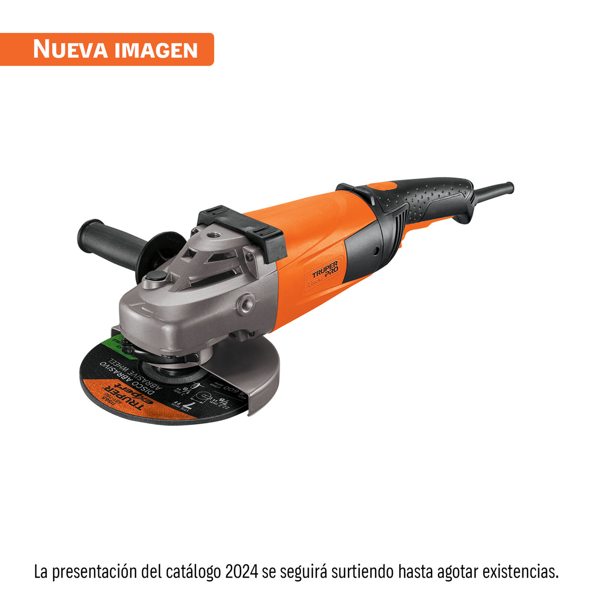 Esmeriladora angular 7' 2200W TRUPER PRO — foto oficial 1