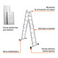 Escalera multiposición 16 peldaños, capacidad 150 kg, TRUPER, Truper, SKU 101906 — vista 3