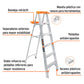 Escalera de tijera tipo ll 5 peldaños y bandeja, TRUPER, Truper, SKU 10335 — vista 3