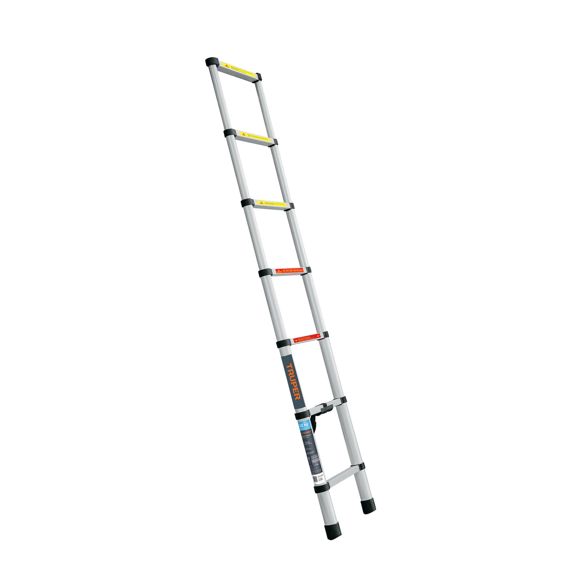 Escalera telescópica, 7 peldaños, tipo II, capacidad 102kg, Truper, SKU 101903