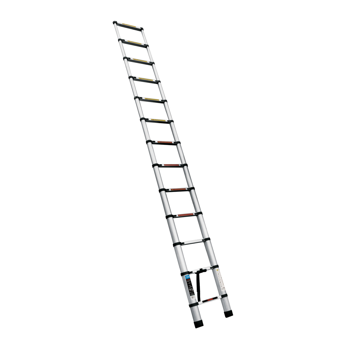 Escalera telescópica,13 peldaños, tipo II, capacidad 102kg, Truper, SKU 101904