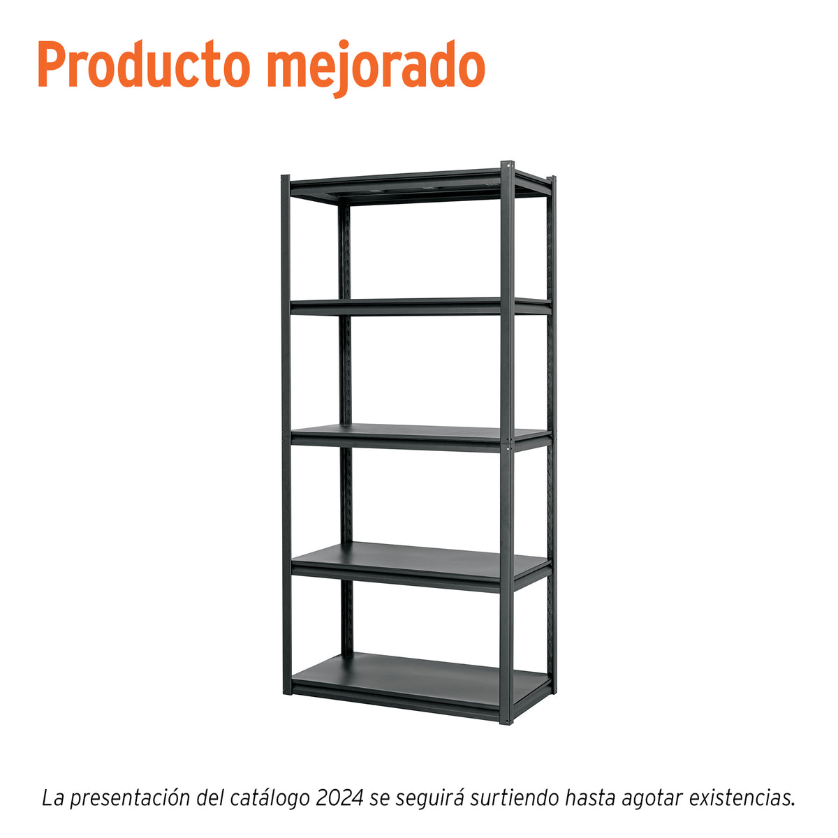 Estante metálico 5 repisas capacidad 80kg 85x45x180 TRUPER — foto oficial 1