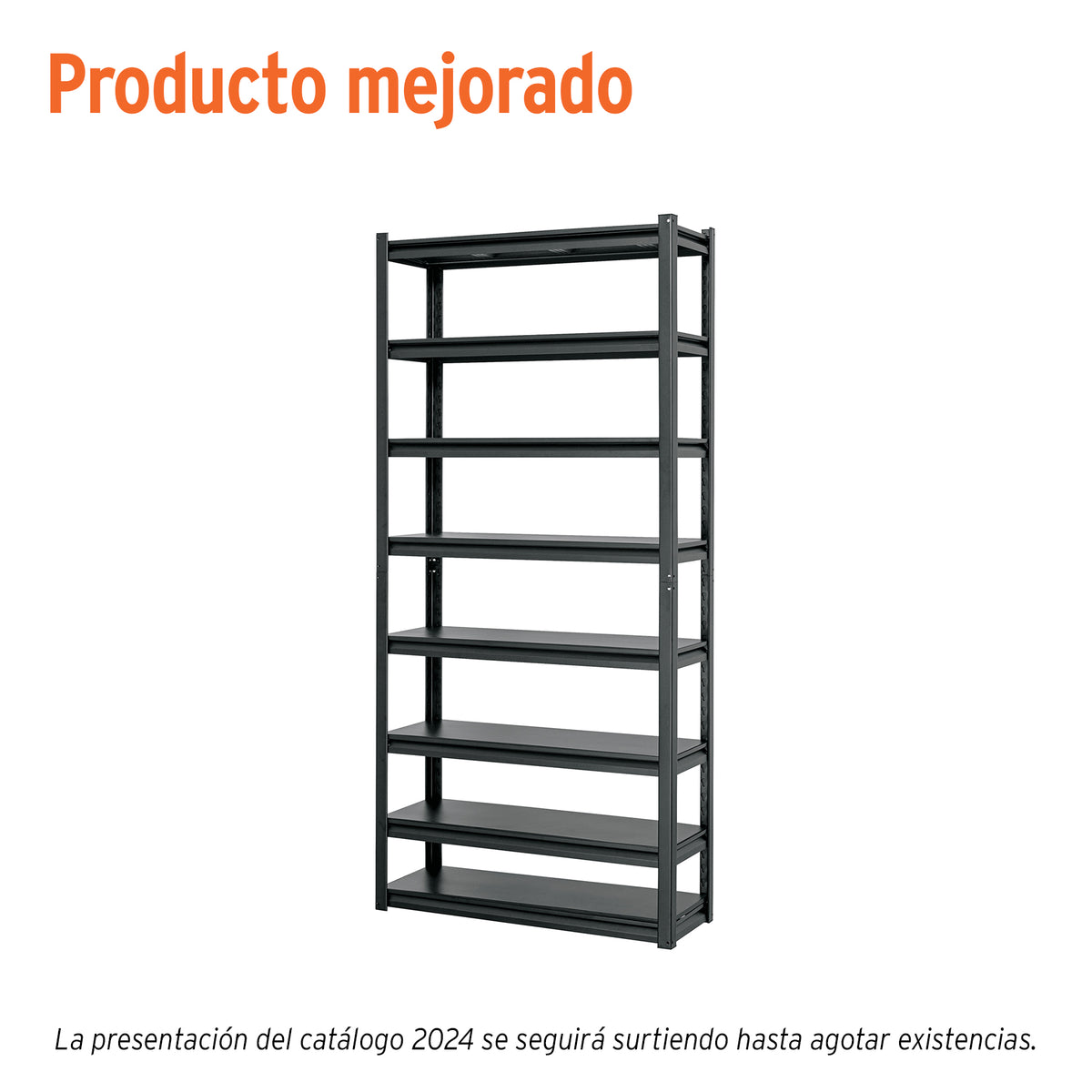 Estante metálico 8 repisas capacidad 80kg 85x30x180 TRUPER — foto oficial 1