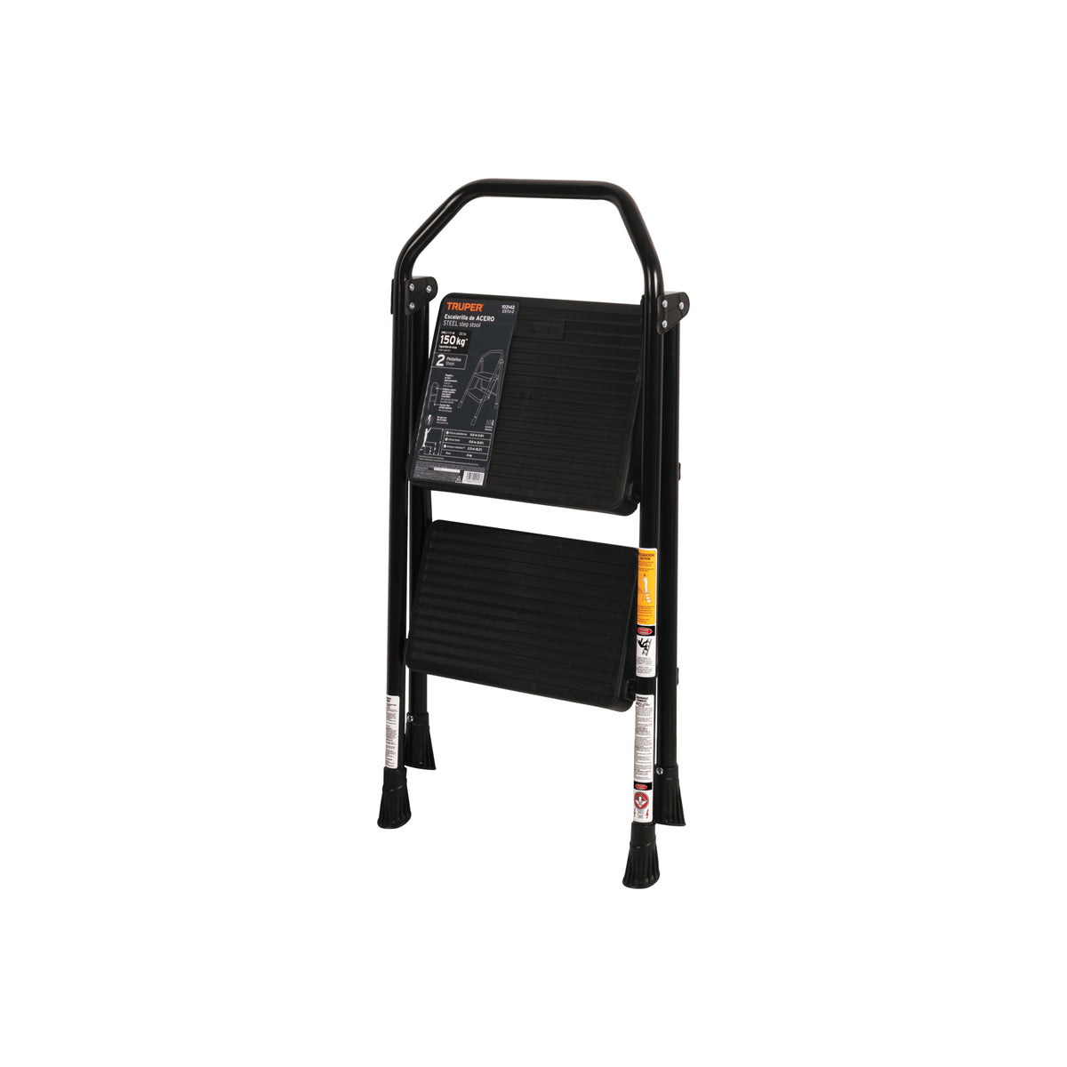 Escalerilla tubular, plegable, 2 peldaños, TRUPER — foto oficial 2