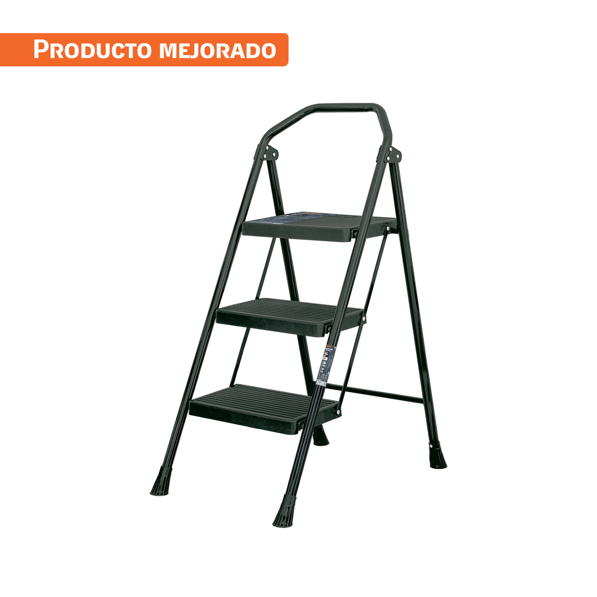 Escalerilla tubular, plegable, 3 peldaños, TRUPER — foto oficial 1