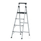 Escalerilla tubular plegable 4 peldaños aluminio TRUPER — foto oficial 1