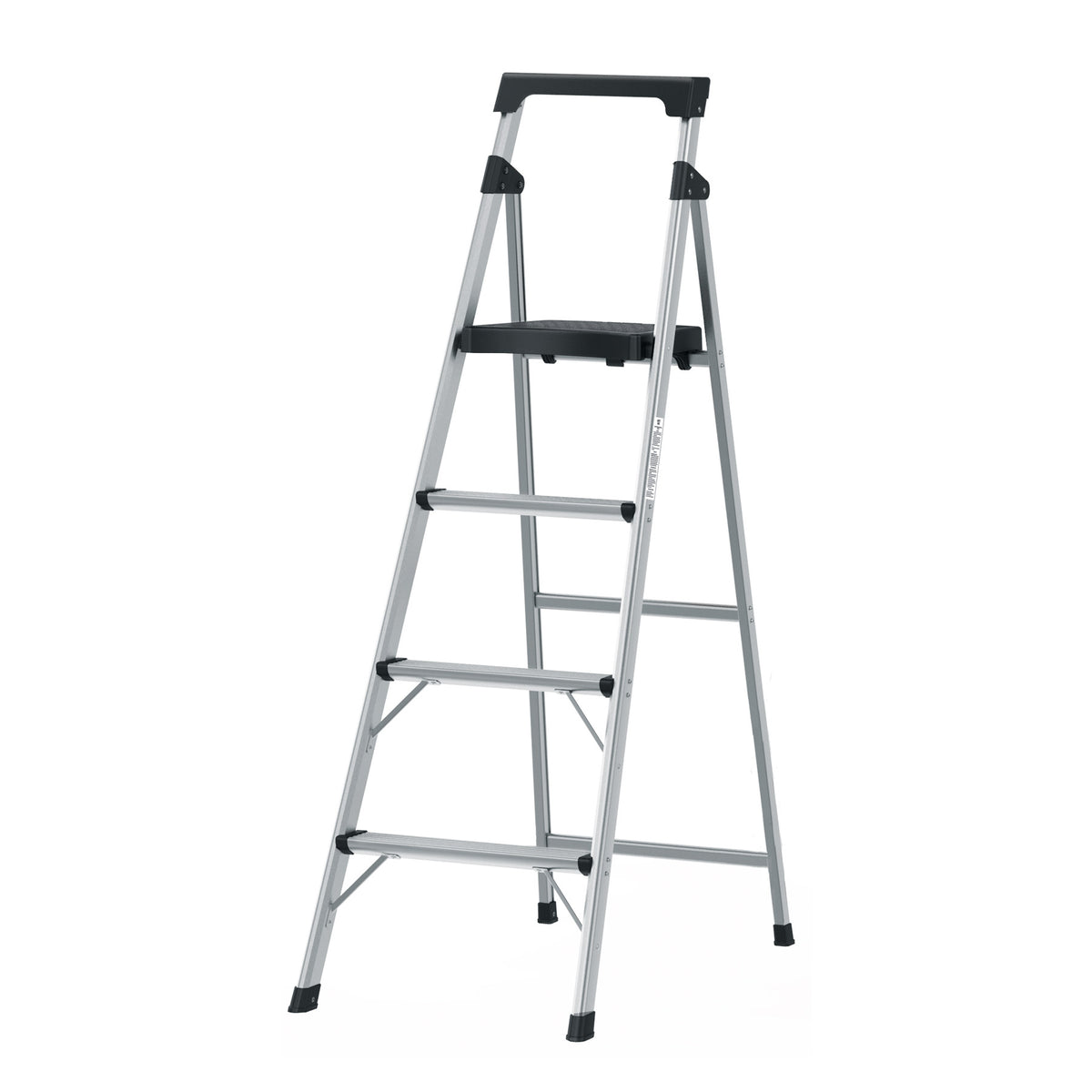 Escalerilla tubular plegable 4 peldaños aluminio TRUPER — foto oficial 1