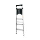 Escalerilla tubular plegable 4 peldaños aluminio TRUPER — foto oficial 2