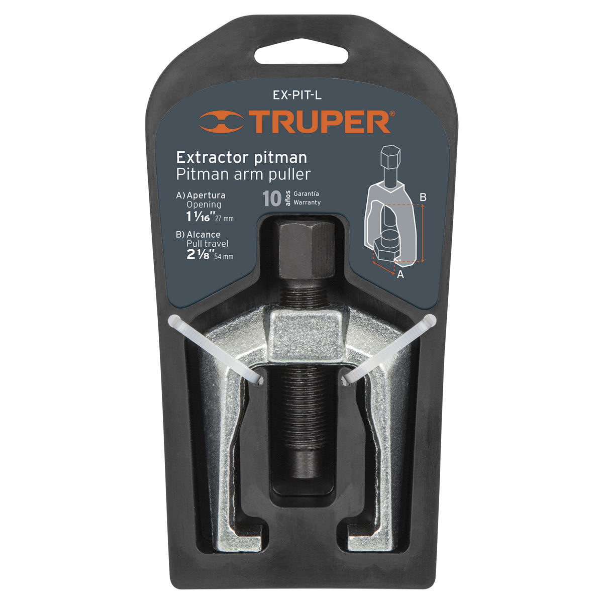 Extractor Pitman alcance 54 mm uso ligero TRUPER — foto oficial 2