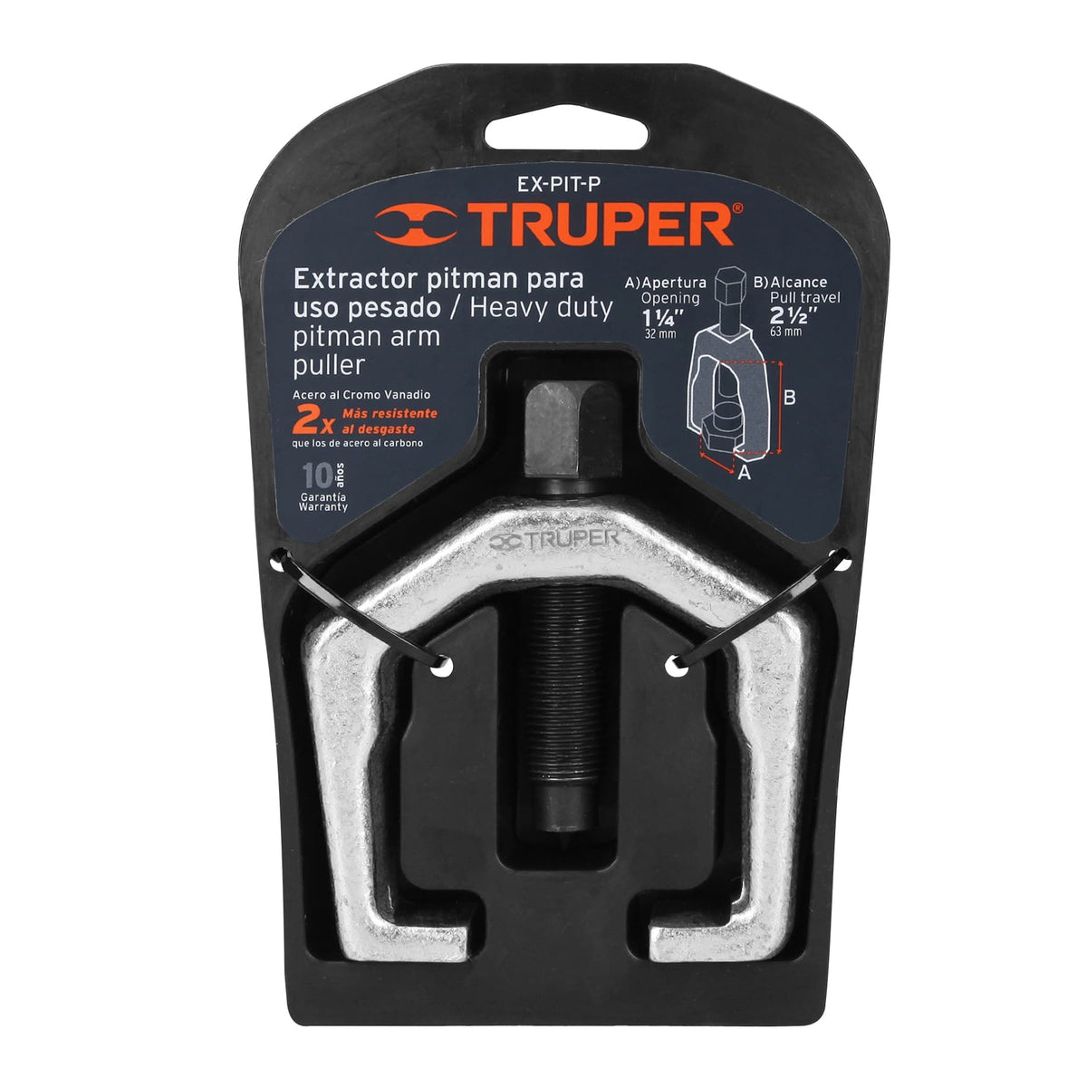Extractor Pitman alcance 63 mm uso pesado TRUPER — foto oficial 2