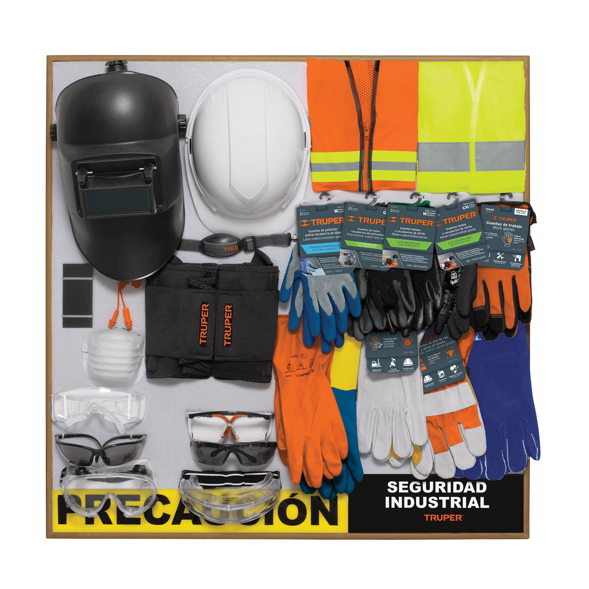 Exhibidor de Seguridad industrial 80x80 cm 1 tablero — foto oficial 1