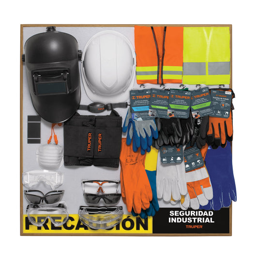 Exhibidor de Seguridad industrial 80x80 cm 1 tablero — foto oficial 1