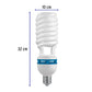LÁMPARA ESPIRAL 105W E39 220V 65K LUZ DE DÍA VOLTECK 48261 F-105EXC