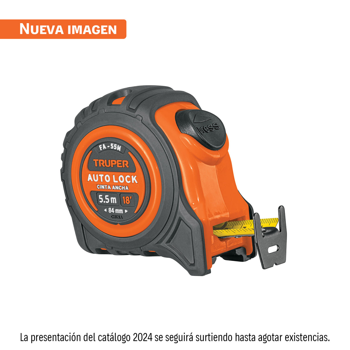 Flexómetro Auto-Lock contra impactos 5.5 m cinta 25 mm — foto oficial 1