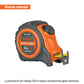 Flexómetro Auto-Lock contra impactos 8 m cinta 25 mm, TRUPER — foto oficial 1