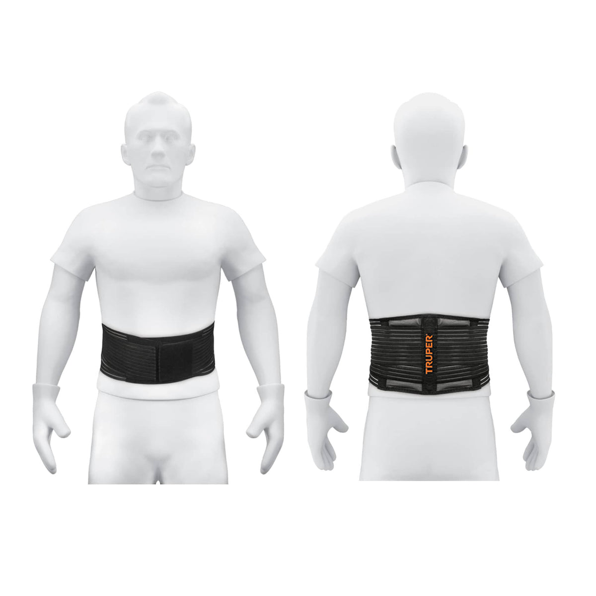 Faja lumbar tipo cinturón de malla transpirable, G, TRUPER — foto oficial 1