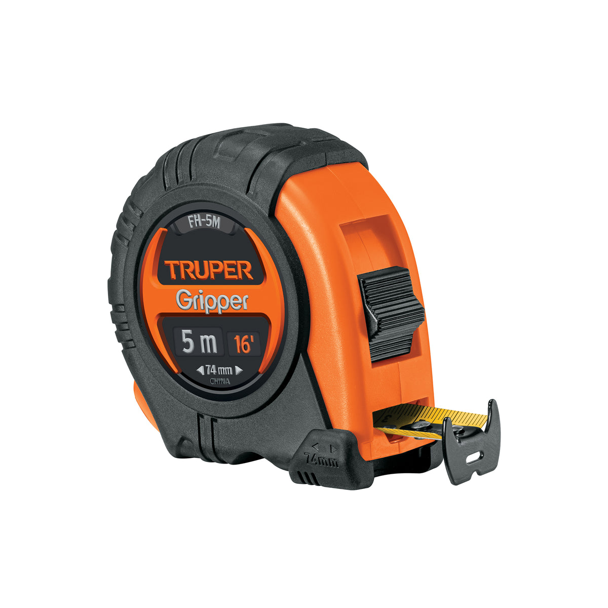 Flexómetro Gripper contra impactos 5 m cinta 19 mm TRUPER — foto oficial 1