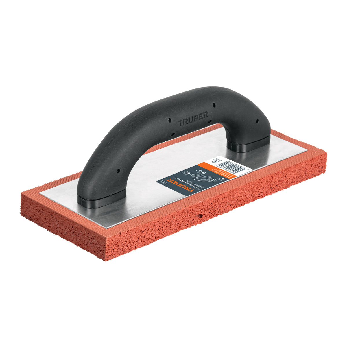 Flota esponja 9 1/2', esp. 3/4' acabado áspero, Comfort Grip, Truper, SKU 103652
