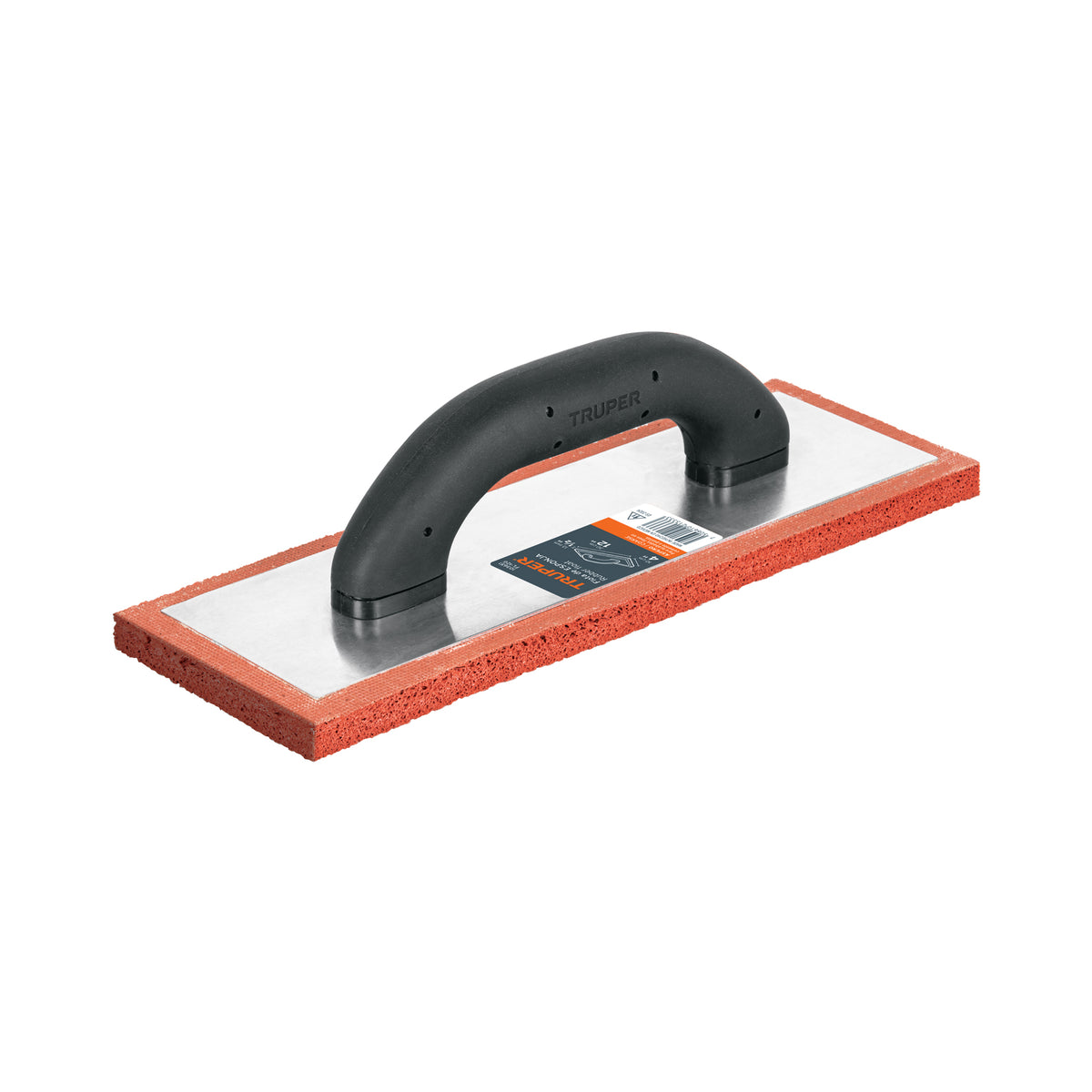 Flota esponja 12', esp. 1/2', acabado áspero, Comfort Grip, Truper, SKU 103651