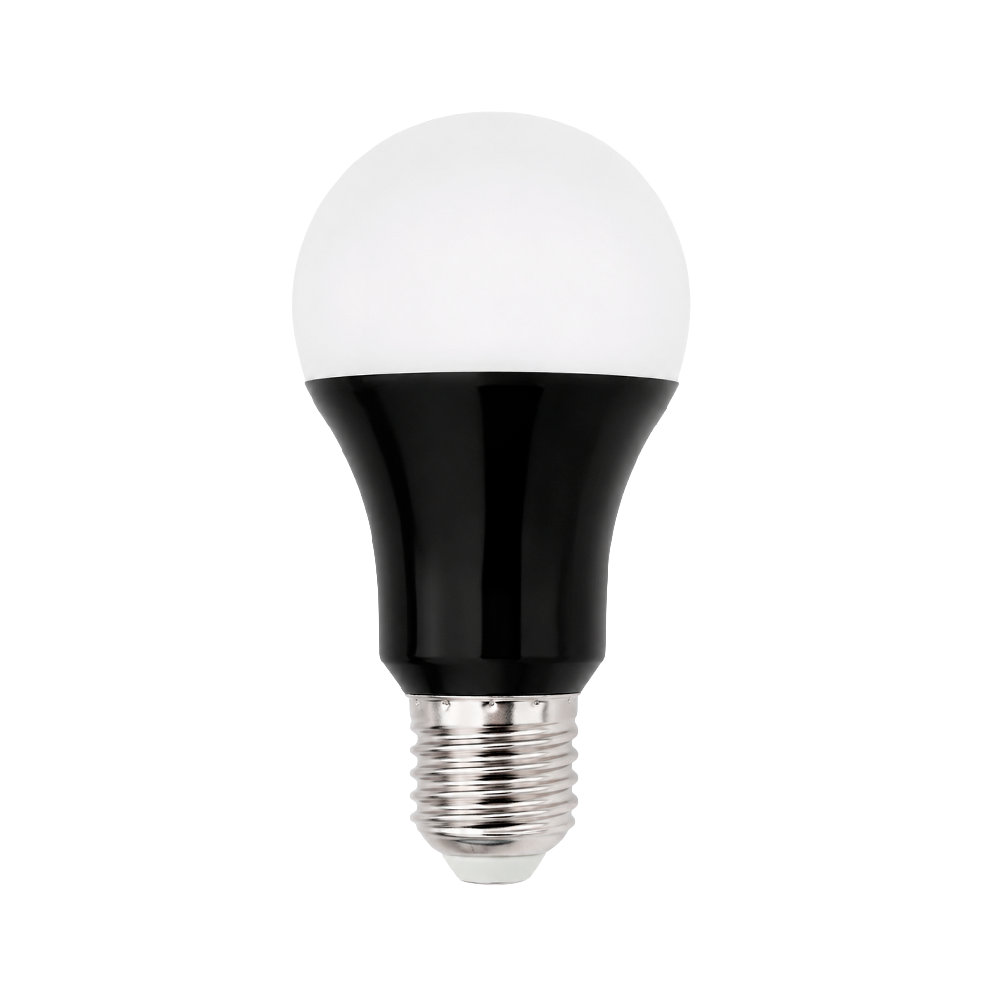 FOCO LUZ NEGRA FIESTA NEÓN E26 6W 127V LUMMI A60LED6/BLB