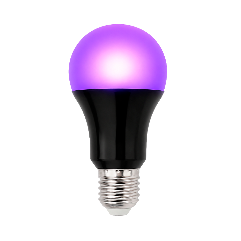 FOCO LUZ NEGRA FIESTA NEÓN E26 6W 127V LUMMI A60LED6/BLB