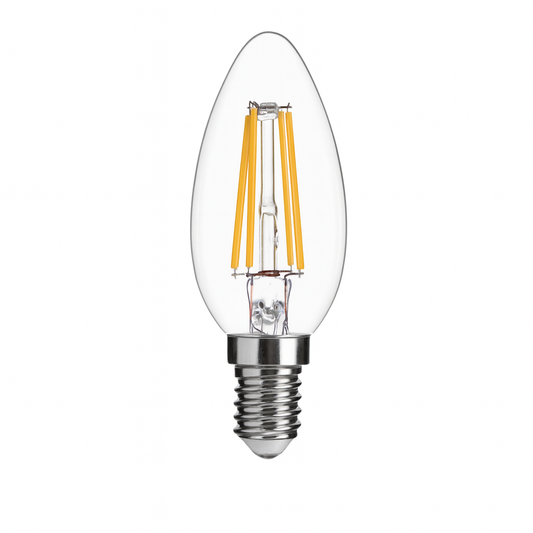 FOCO LED VINTAGE VELA 4W 30K LUZ CÁLIDA E12 IP20 GEOPOWER VGVE12/4W