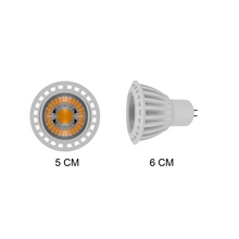 Foco LED MR16 Spot Atenuable Blanco Cálido 8W 100-240V 650LM 30K GU5.3/GX5.3 EG-S8W-DIM CALIDO