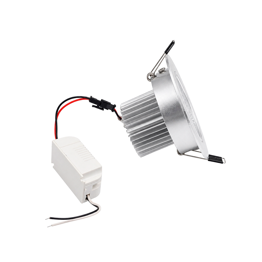 LÁMPARA EMPOTRADO SPOT LED 3" 5W 30K LUZ CÁLIDA FAMOUS STAR GR-TH002/30