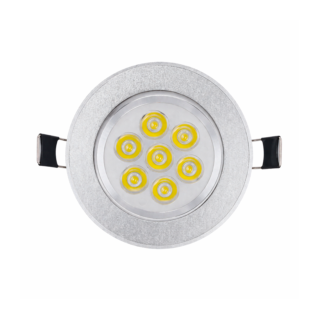 LÁMPARA EMPOTRADO SPOT LED 3 1/2" 7W 64K LUZ FRÍA FAMOUS STAR GR-TH003/64